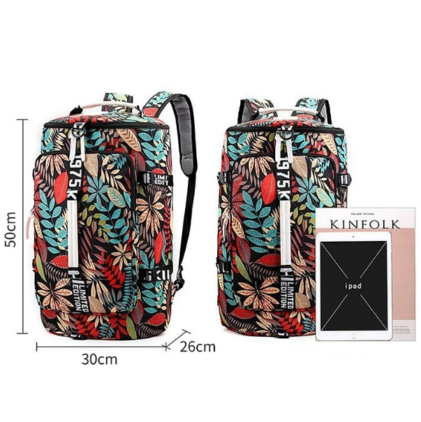 It shop - Balo đeo chéo du lịch dã ngoại Floral 1975K dung lượng lớn