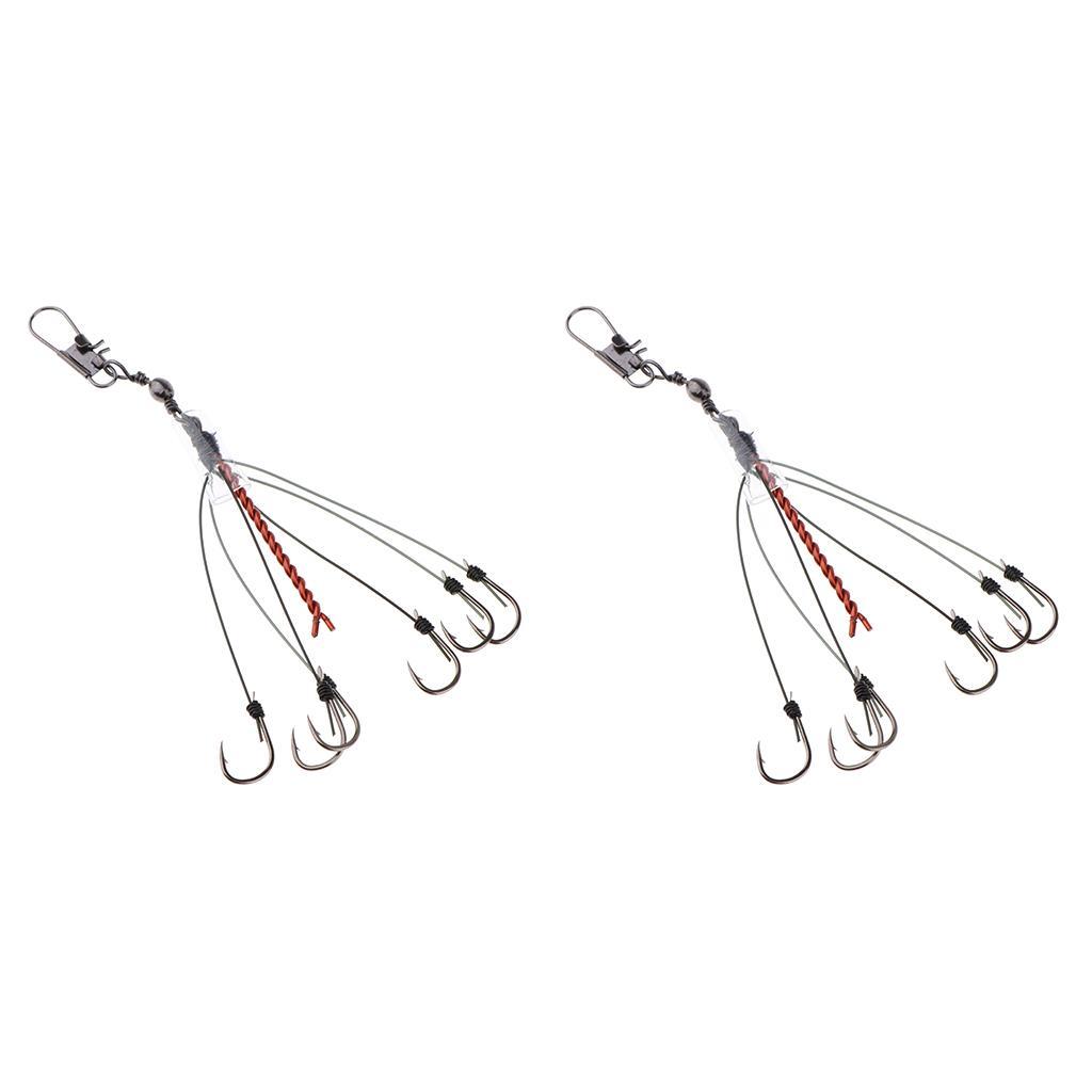 High Carbon Steel Fishing Hook Fishhooks with 12pcs Hooks 5