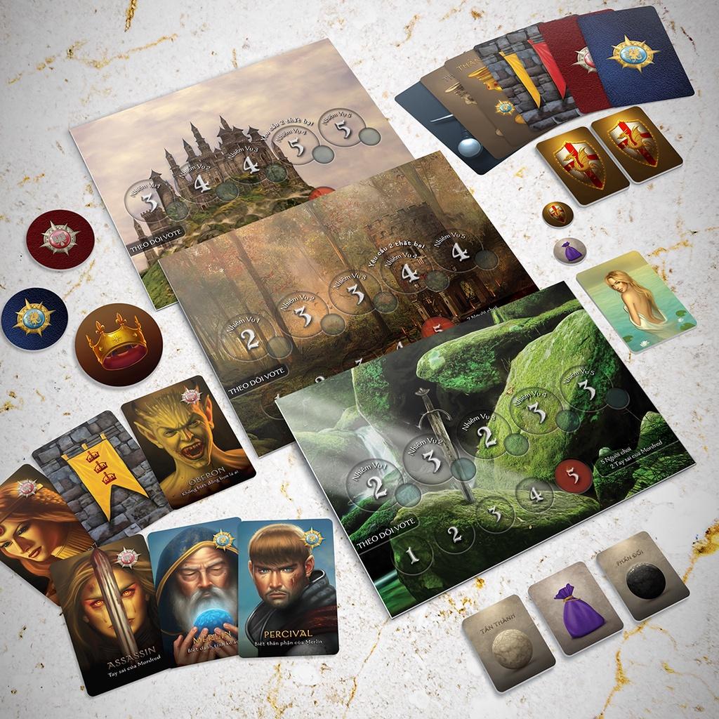 Avalon - Board game ẩn vai kịch tính hấp dẫn dành cho 5-10 người chơi| Boardgamevn