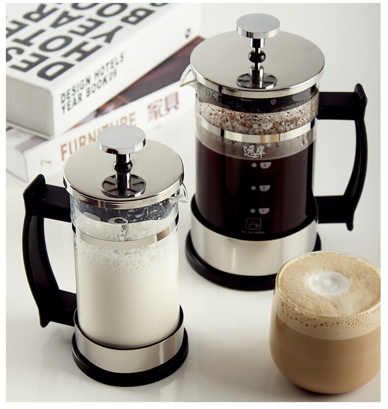 Ấm pha trà Espresso kiểu Pháp French Press Glass Coffee Maker