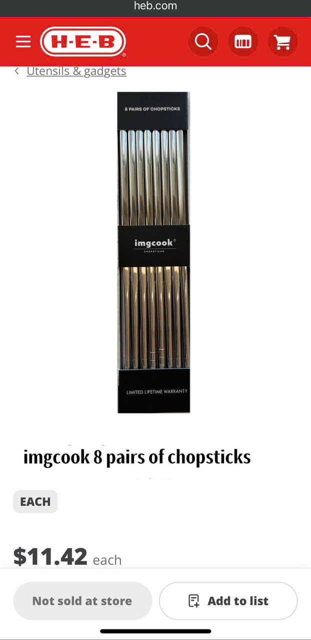 Đũa Inox Imgcook Cao Cấp 304 Chống Trượt – Đũa Ăn Gia Đình An Toàn, Bền Đẹp, Dễ Vệ Sinh- Hàng Chính Hãng MINIIN