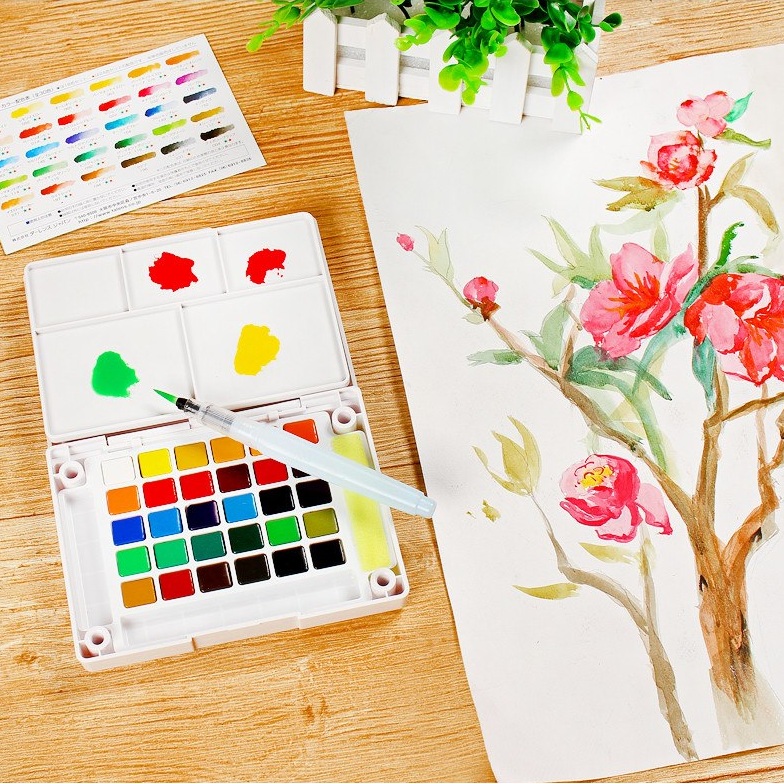 Màu Nước SAKURA Koi Watercolor 18 Màu