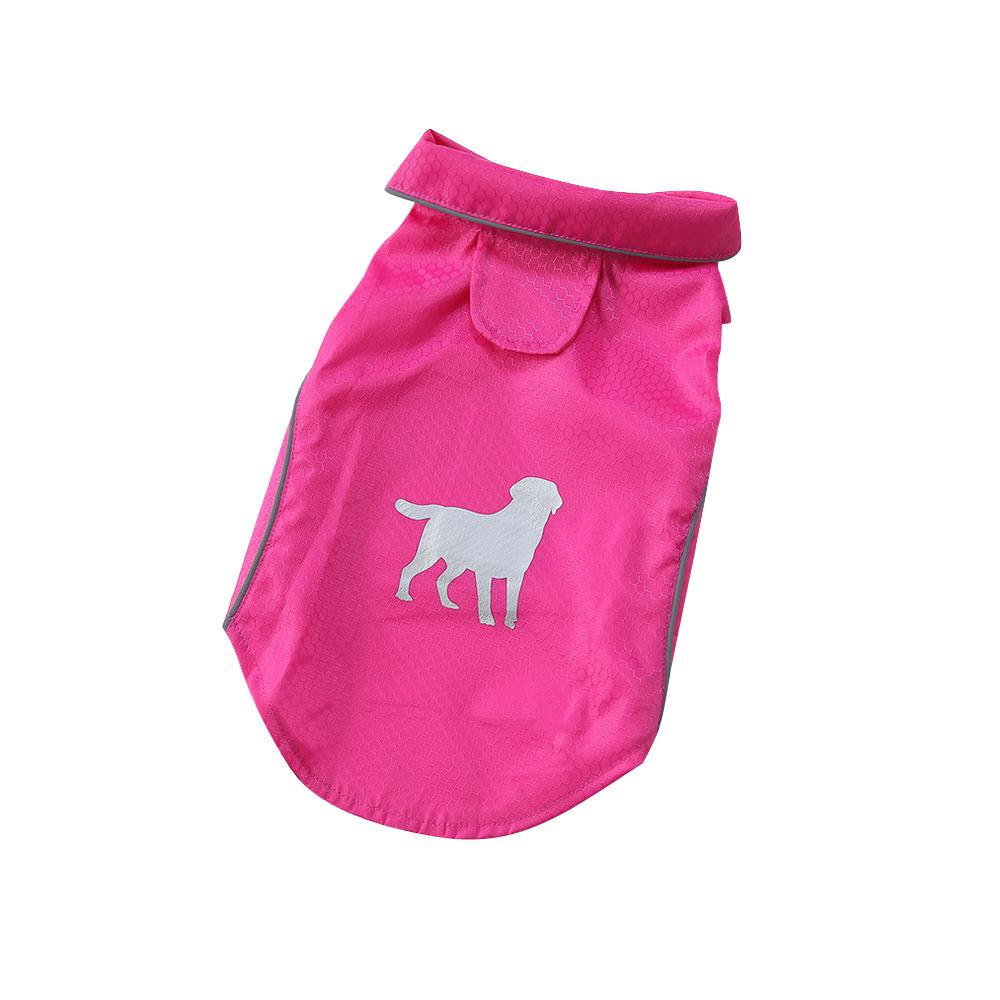 Summer Outdoor Puppy Pet Rain Coat with Reflective Stripe Waterproof Jackets Raincoat for Dogs Cats Apparel Clothes
