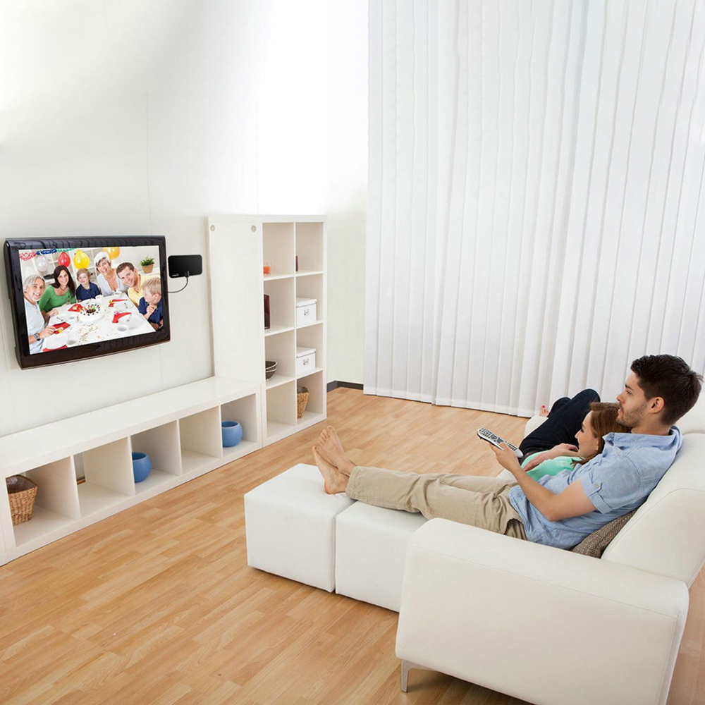 Ăng-Ten TV Kỹ Thuật Số Trong Nhà LAN-1030 HDTV 470-860mHz Với Bộ Chuyển Đổi