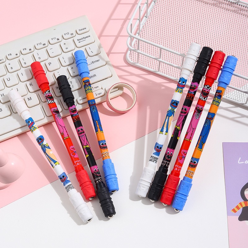 Bút quay gel nghệ thuật poppy playtime không Led giải trí Spinning pen