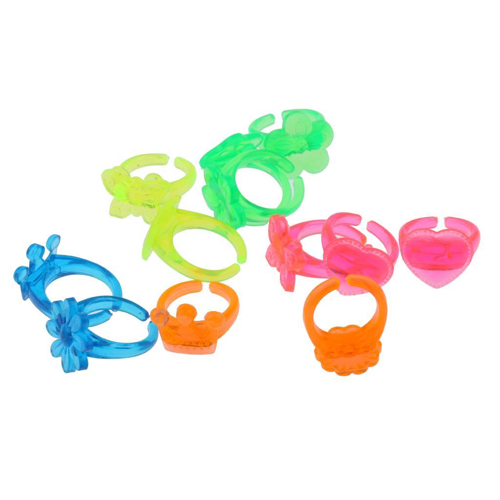 Kids Party Favor Toy Mixed Colored Rings of 12pcs