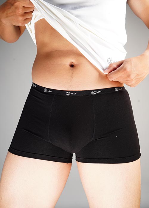 Hình ảnh Combo 4 quần lót nam Boxer sợi cạp 1cm sợi tre tự nhiên mềm mịn thấm hút mồ hôi, co giãn 4 chiều MRM Manlywear - Màu ngẫu nhiên