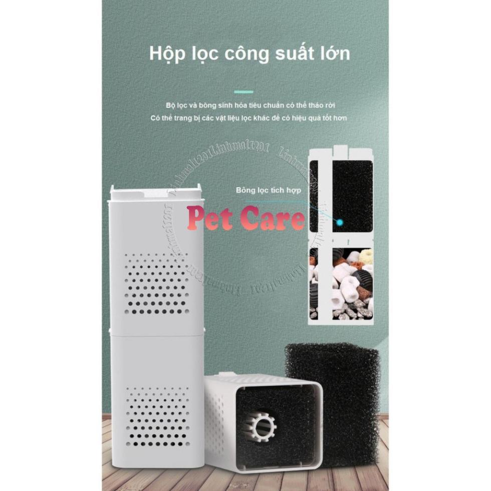 Máy lọc nước bơm oxy bể cá XQP nội địa cao cấp