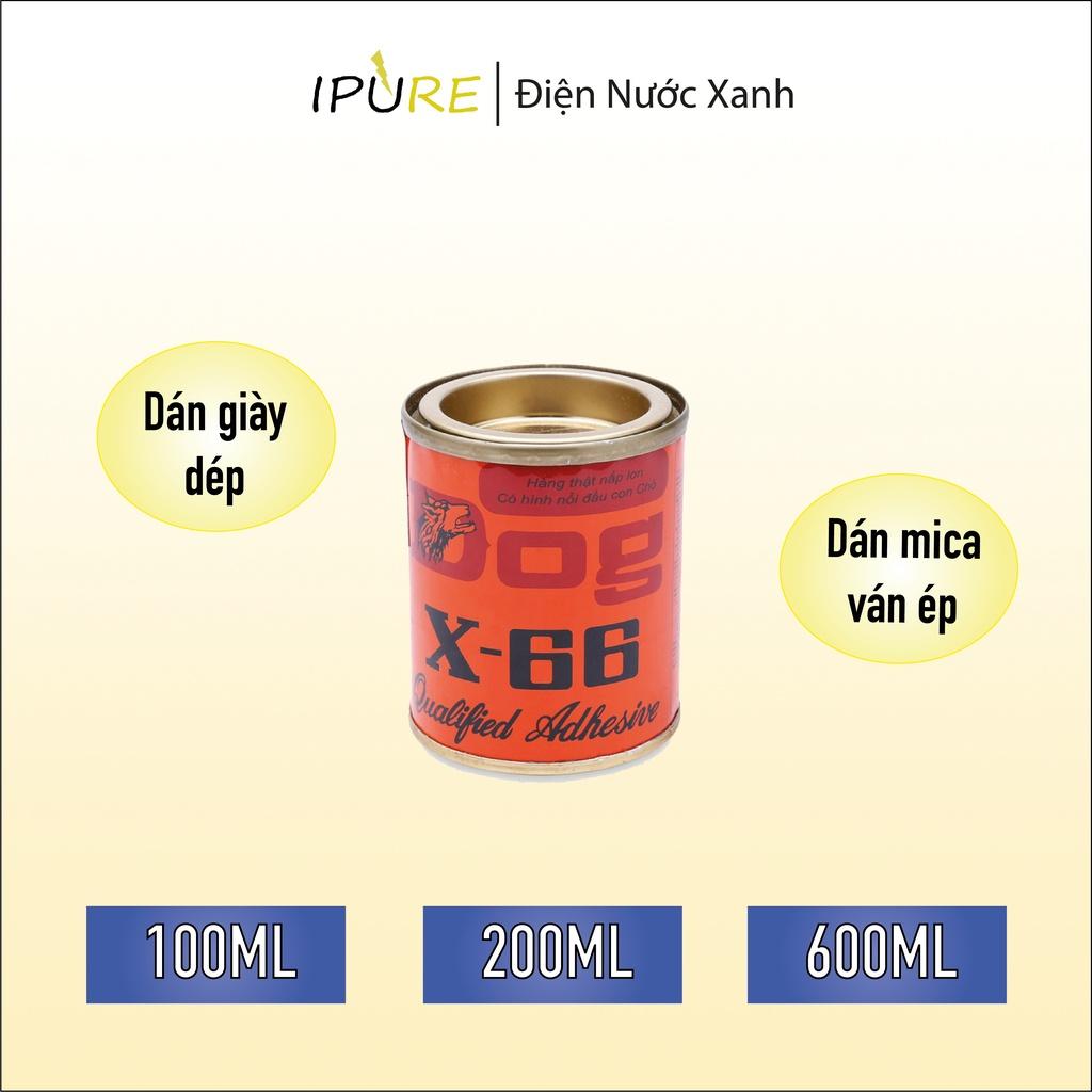 Keo chó X-66 Keo dán dép dán giày dán ván ép, mica 100ml 200ml 600ml HCM