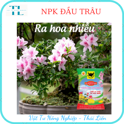 Phân bón Đầu Trâu đa năng NPK 17-12-7 chuyên hoa cây cảnh chồi lá khỏe ra hoa nhiều (hàng cao cấp)1kg