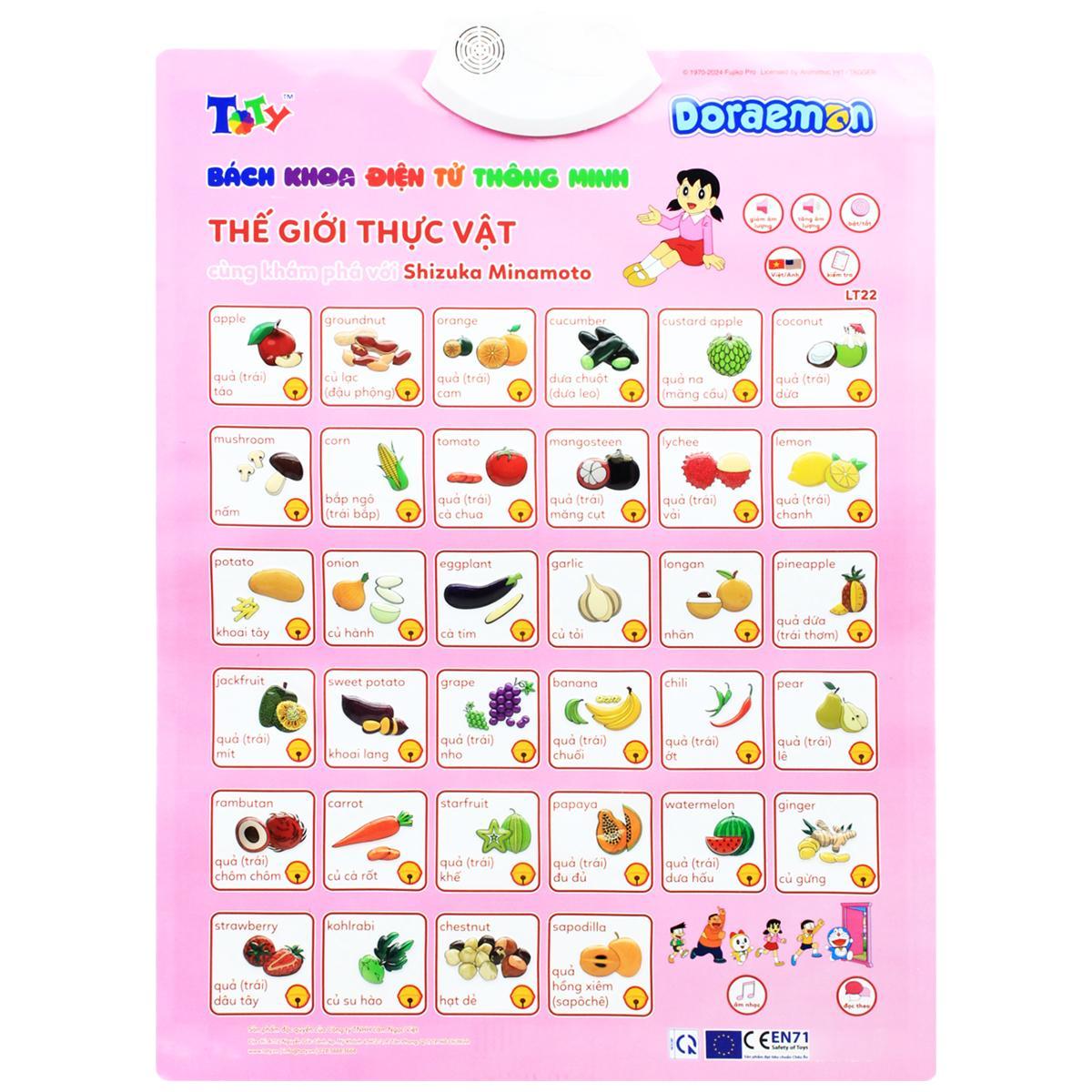 Bách Khoa Điện Tử Thông Minh - Thế Giới Thực Vật - Cùng Khám Phá Với Shizuka Minamoto - ToTy LT22