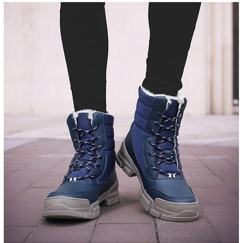 Giày Bốt Da Cổ Cao Thời Trang Dành Cho Nữ