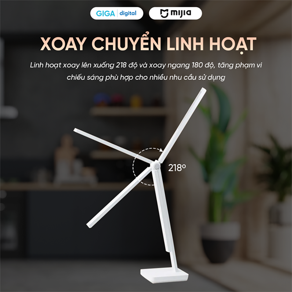 Đèn Bàn Xiaomi Mijia Lite 2020 - Bảo vệ mắt, chống cận thị - Hàng Chính Hãng