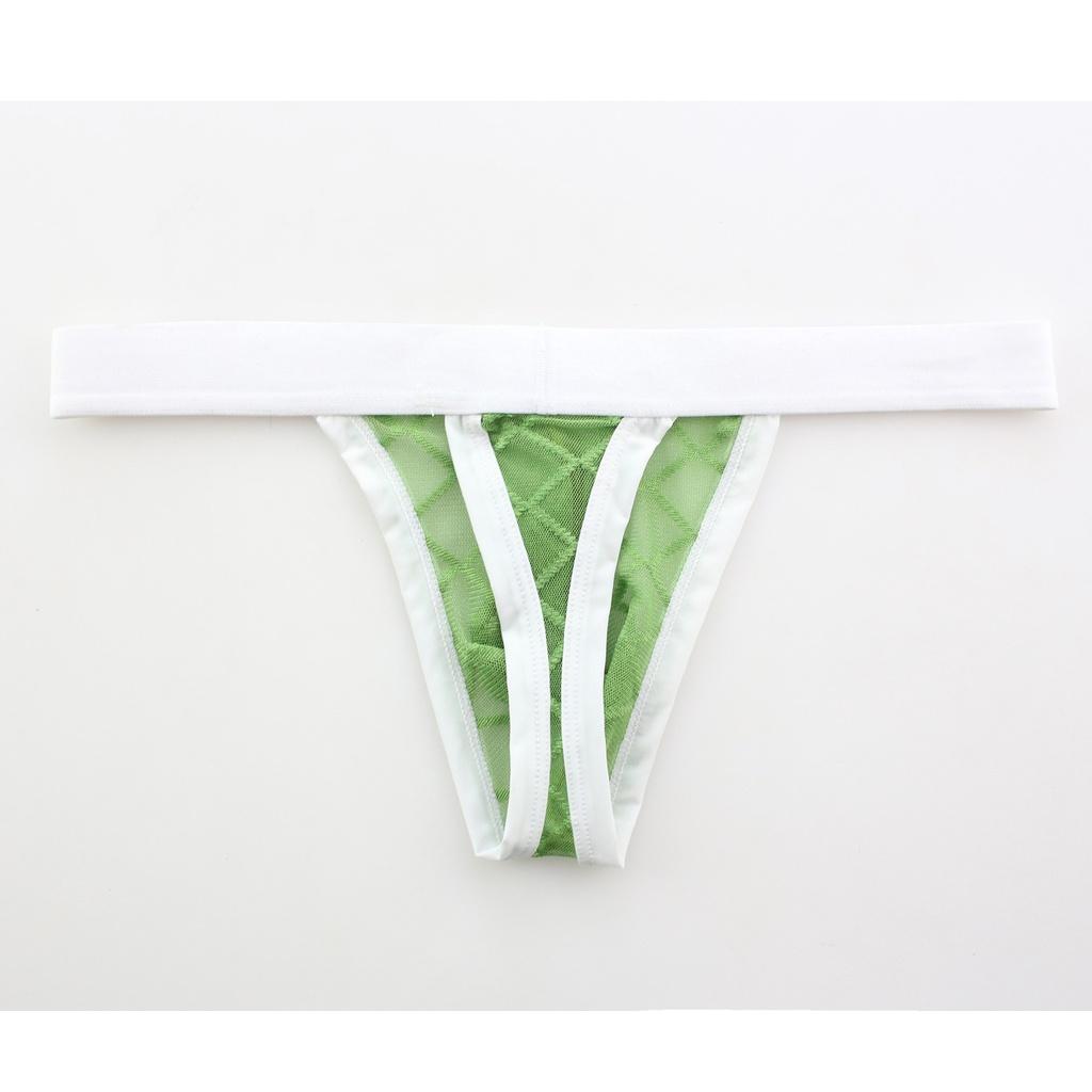 Quần lót nam - quần lót T-back Sexy Nude Butt phối dây êm ái
