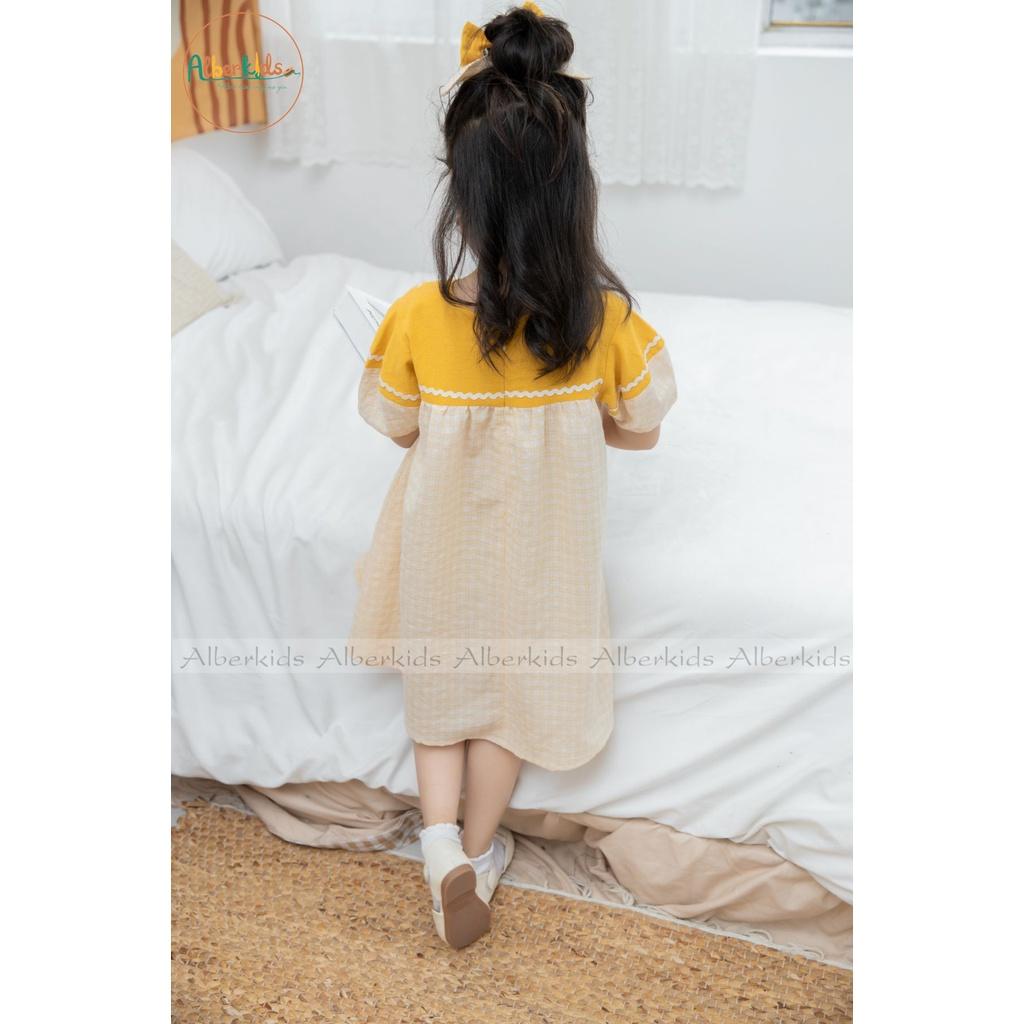 Giày cho bé gái ALBERKIDS búp bê vintage ĐẾ TRẮNG cho trẻ em siêu xinh cho bé gái từ 2,3,4,5,6,7,8,9,10,11,12 tuổi