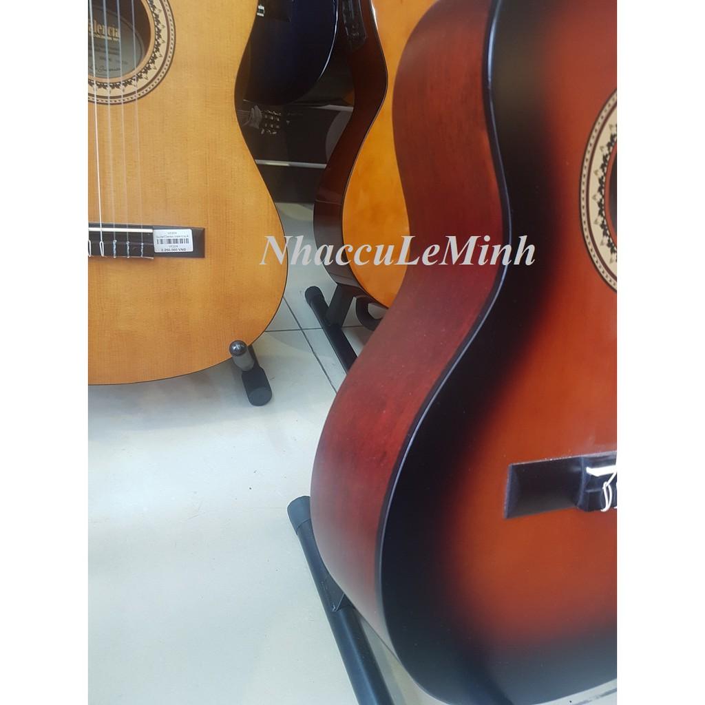Đàn Guitar Classic Valencia VC203 Size3/4 (màu đỏ đậm viền đen)