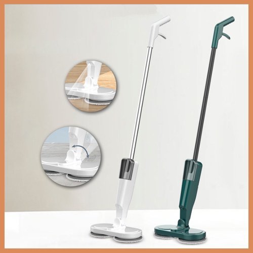 Cây lau nhà có bình nước thông minh tự động không chạm tay Mopping Cleaner pin sạc (Trắng)