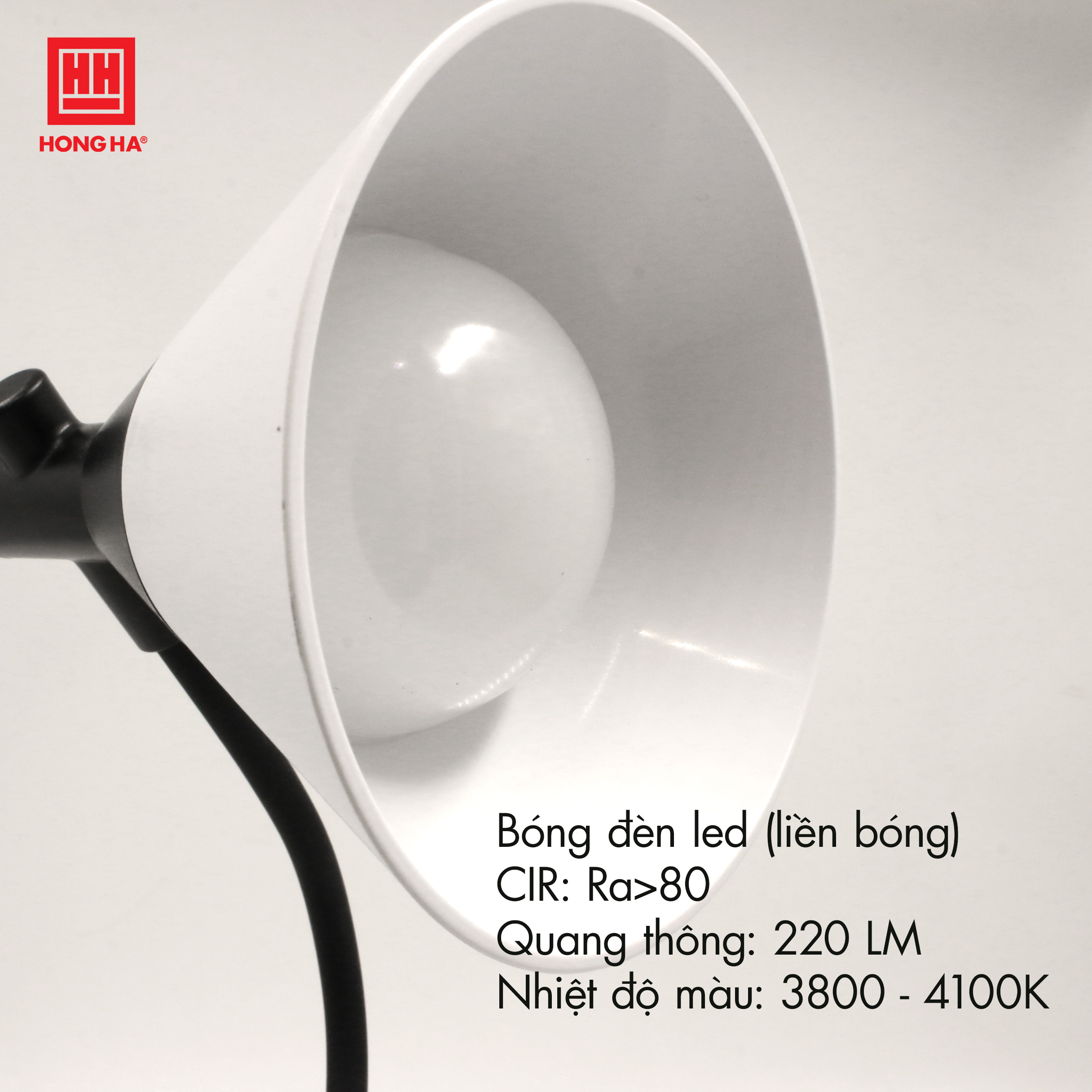 Đèn Học Để Bàn Tích Điện Chống Cận 3 Chế Độ Sáng Cảm Ứng Thông Minh Hồng Hà - 3546