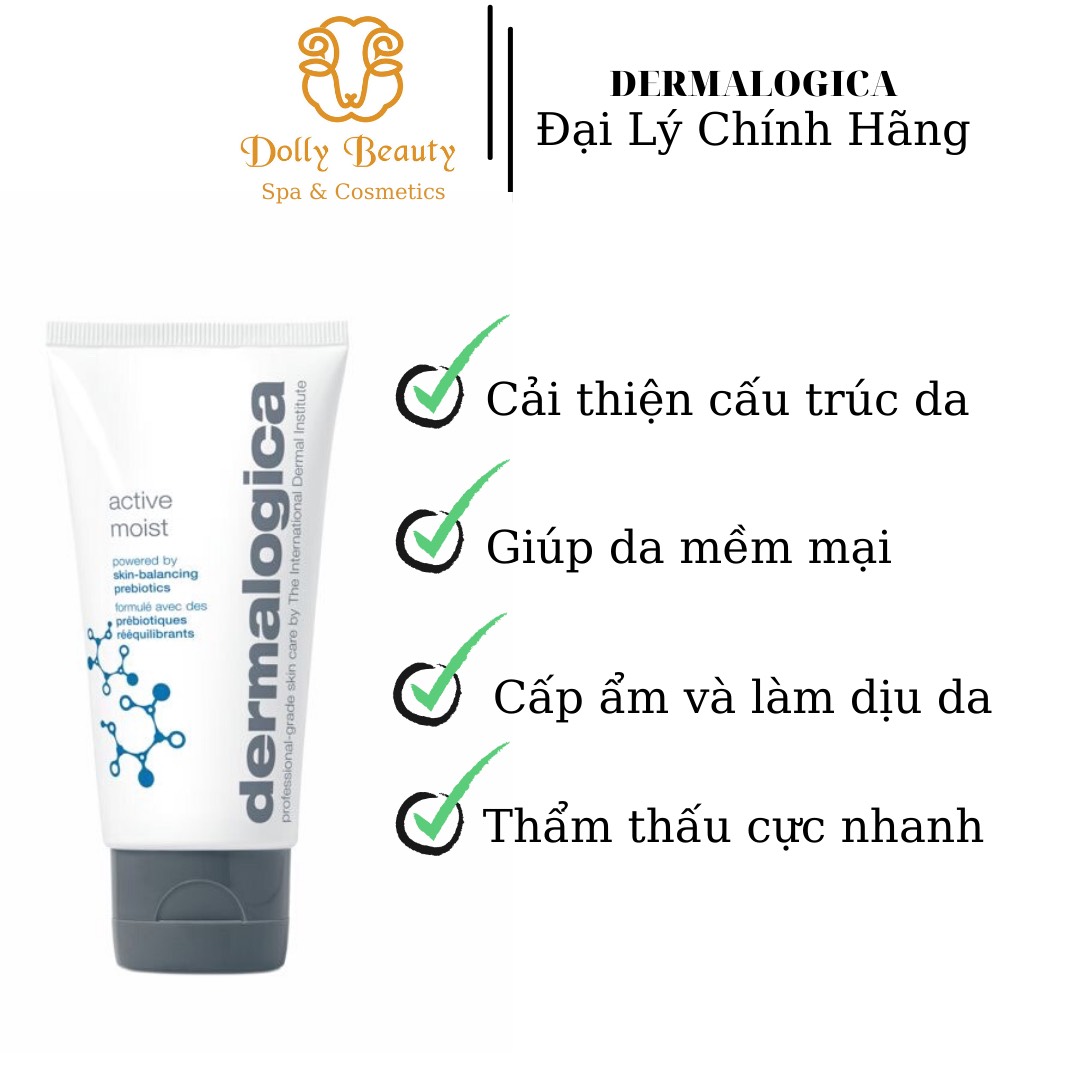 Kem dưỡng không chứa dầu ACTIVE MOISTE của Dermalogica - Dolly Beauty