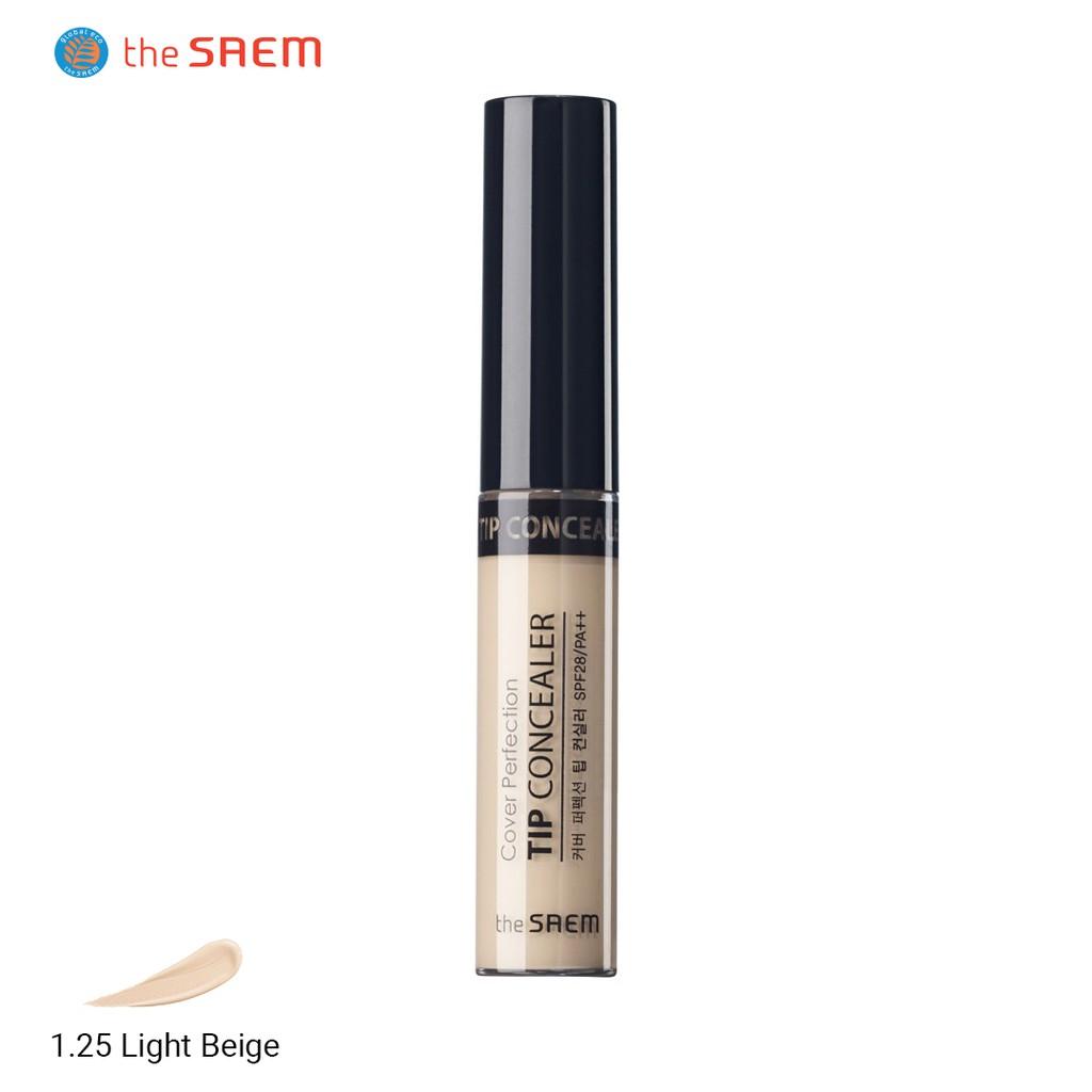 Kem che khuyết điểm The Saem Cover Perfection Tip Concealer 1.5 Natural Beige (6.5g) - M3