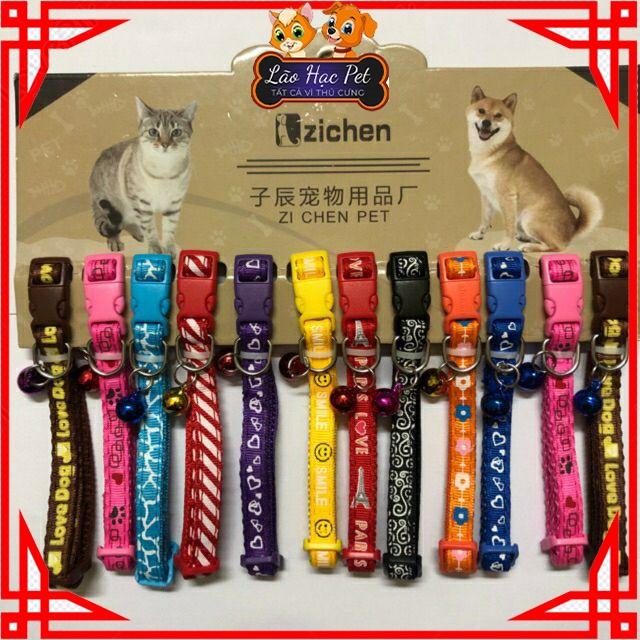 Vòng cổ cho mèo - Vòng cổ 2 lớp có chuông cho chó mèo