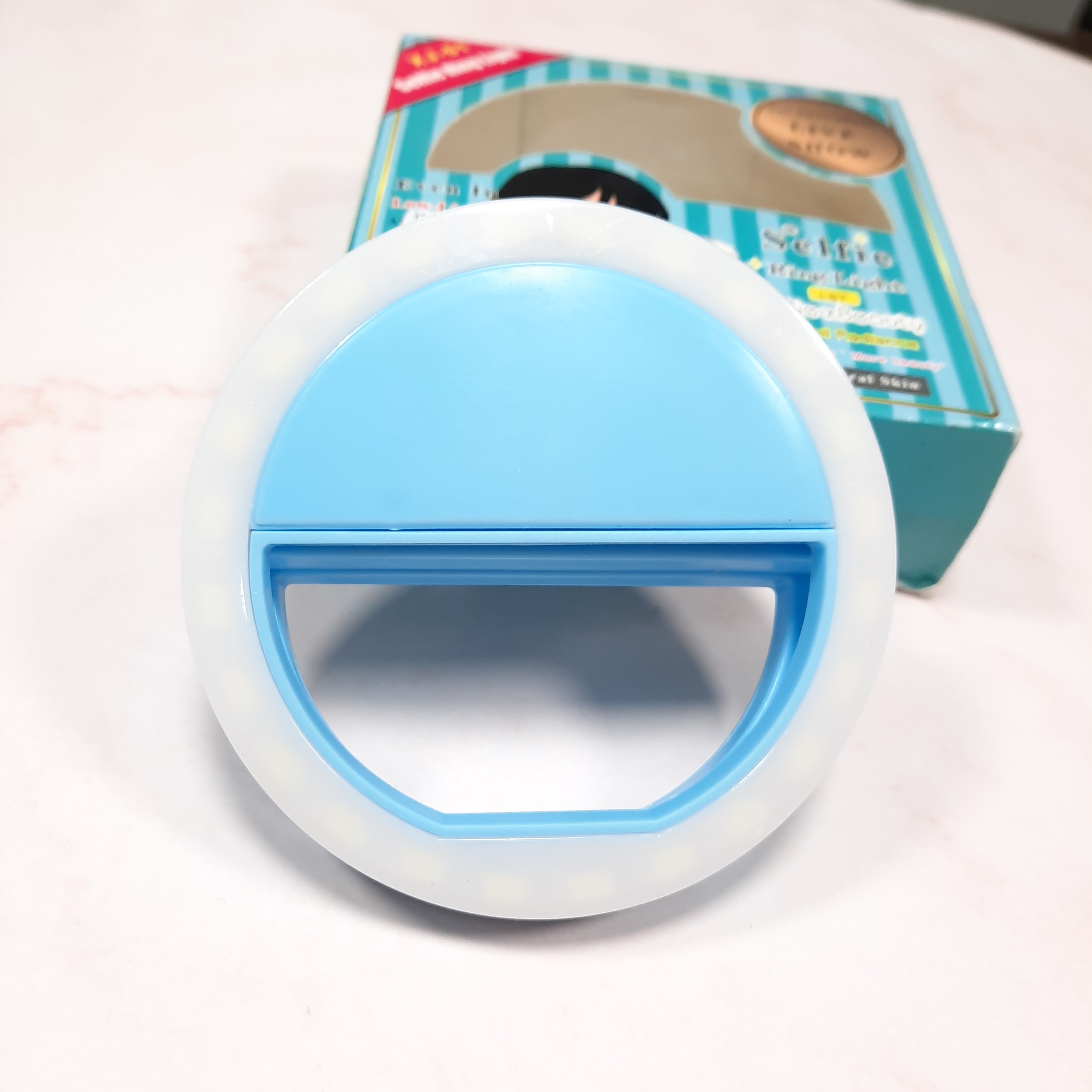 Dụng Cụ Selfie Ring Light Xanh Dương