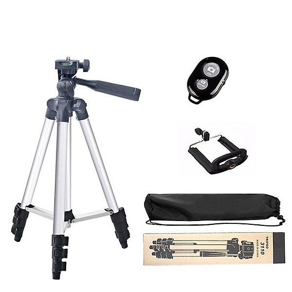 [ TẶNG KÈM REMOTE ] Chân đế chụp hình tripod TF 3110 - 3 chân chup hinh - JL