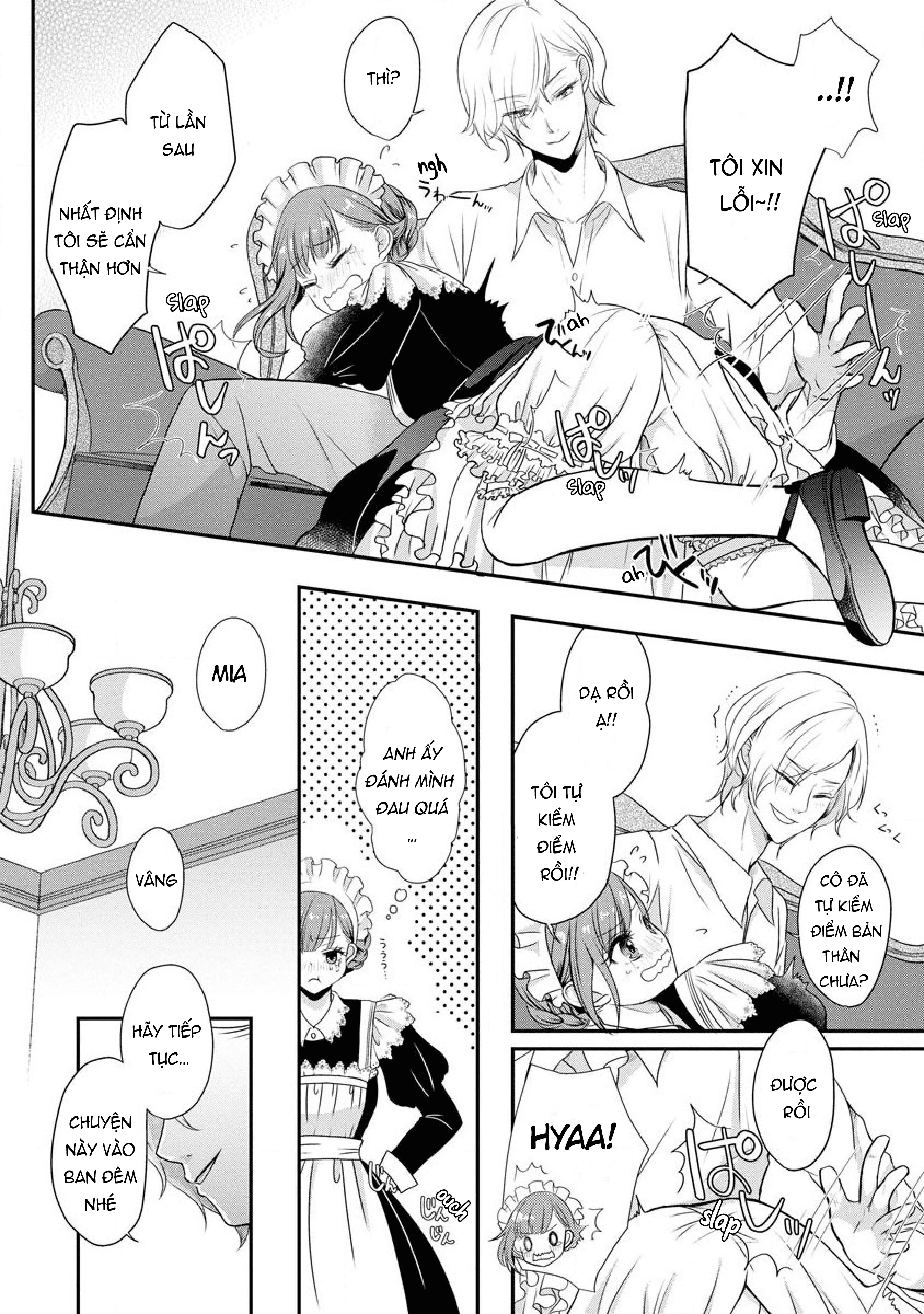 cô hầu dễ thương cùng chàng quý tộc điển trai chapter 1.1 5