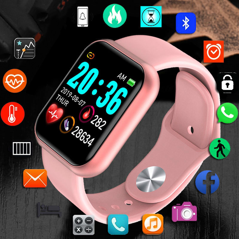 Đồng Hồ Smart Watch Nam Nữ Cảm Ứng Đơn Phím Lướt Nhẹ Nhàng Định Vị Nhắc Nhở Thông Minh DHY68