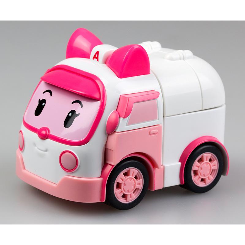 Đồ Chơi Robot Biến Hình Xe Cứu Thương Amber Có Chạy Trớn &amp; Ánh Sáng ROBOCAR POLI 83095