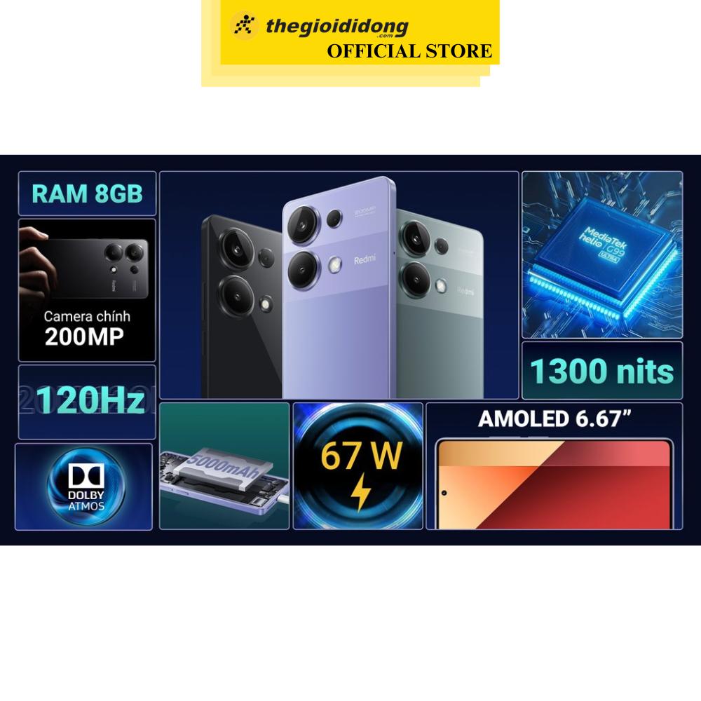 Điện thoại Xiaomi Redmi Note 13 Pro 128GB - Hàng Chính Hãng