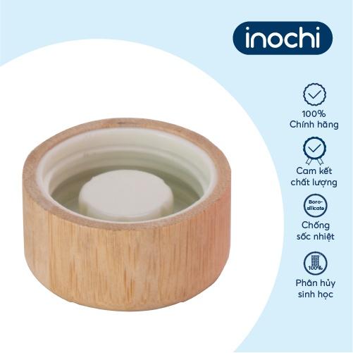 Bình nước thuỷ tinh bọc silicon Inochi - Nikko 550 ml