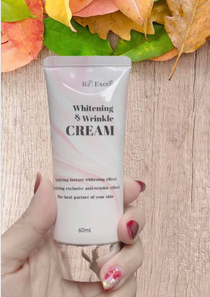 Kem dưỡng trắng chống nhăn Re:Excell Whitening &amp; Wrinkle Cream - Kem dưỡng da ban ngày R&amp;B Việt Nam phân phối độc quyền sản phẩm nhập khẩu chính ngạch Hàn Quốc, 60ml