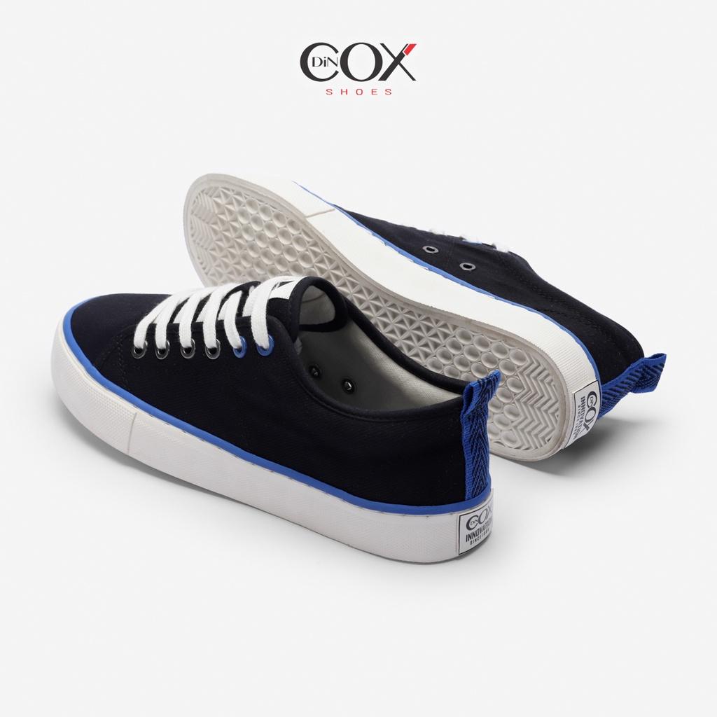 GIày Sneaker bata Vải Canvas Nam C40 Black Dincox Đơn Giản Tinh Tế