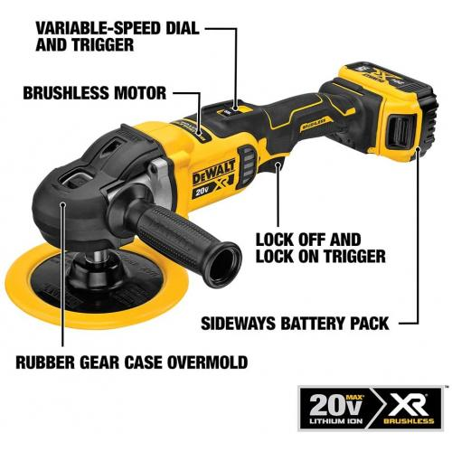 Máy đánh bóng pin DeWalt DCM849N| Chính hãng