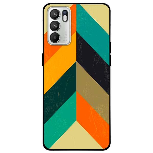Ốp lưng dành cho Oppo Reno 6 - Reno 6 5G - Reno 6Z 5G - Sắc Màu Tam Giác