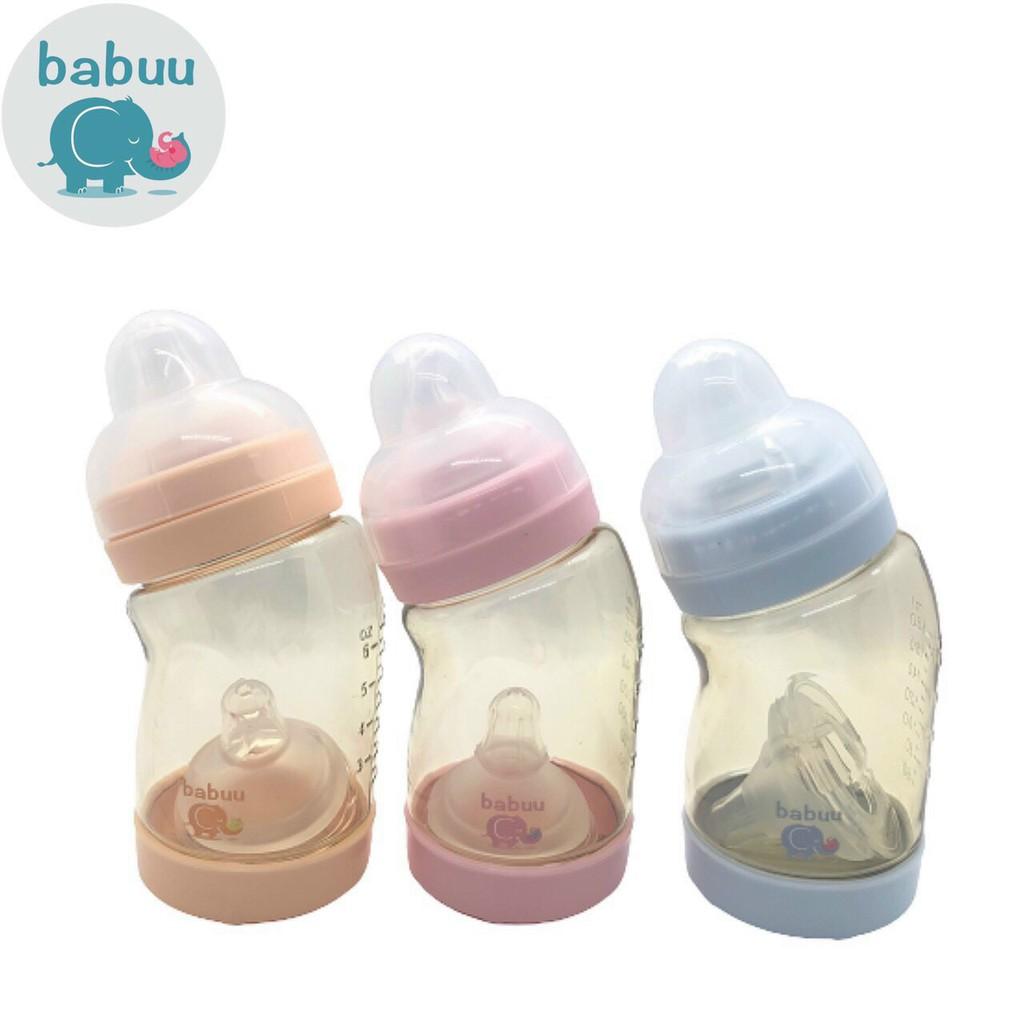 BÌNH SỮA CỔ NGHIÊNG BABUU NHỰA PPSU