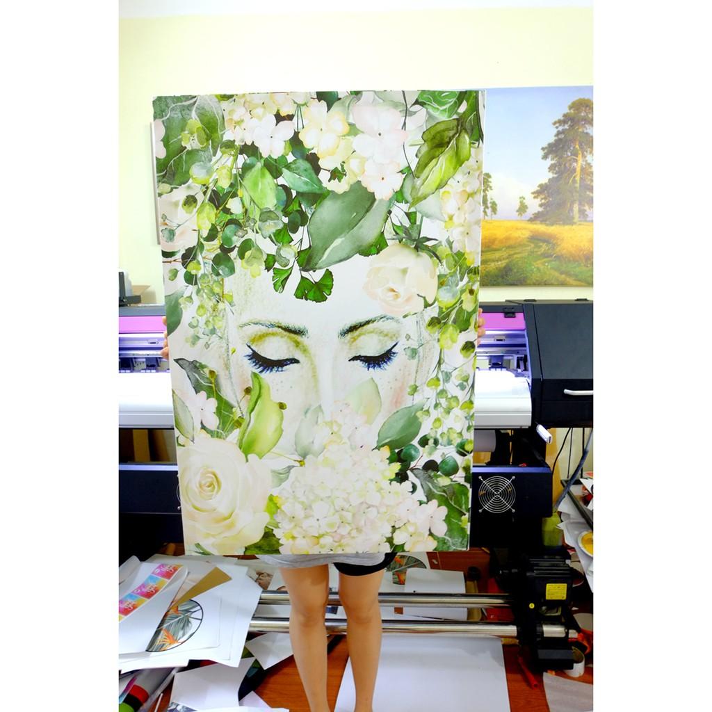 Bộ 5 tranh canvas MOON tối giản - Tặng Set đinh 3 chân