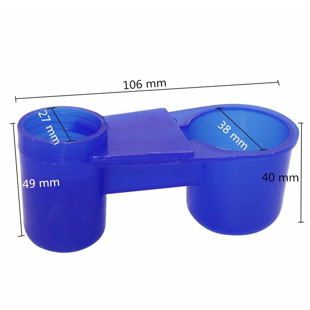 Máng uống tự động cho gà chọi chim bồ câu và gia cầm dạng nút chai màu cam