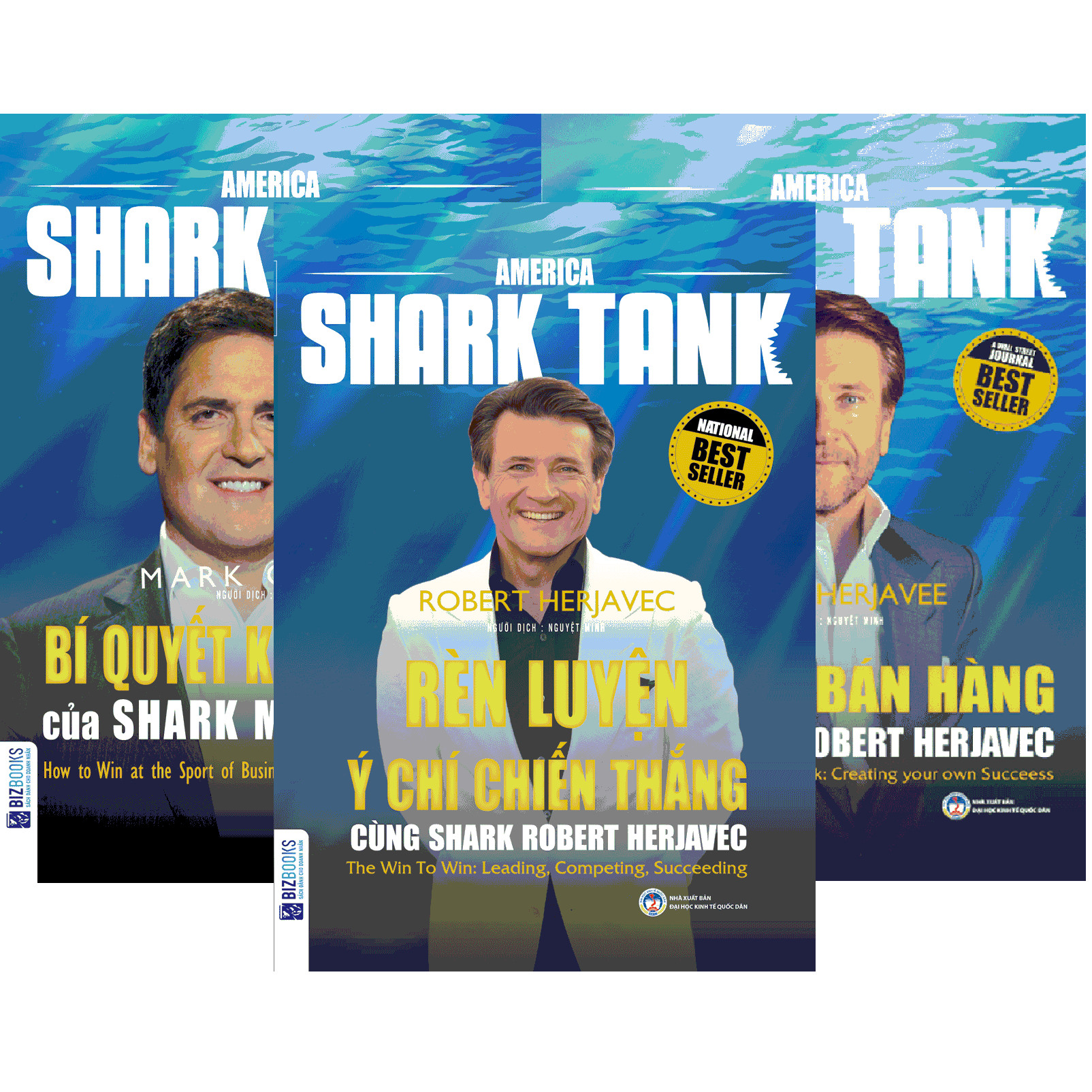 Combo 3 Cuốn Huấn Luyện Kinh Doanh Cùng America Shark Tank - Đánh Thức Bản Năng " Cá Mập " Trong Bạn