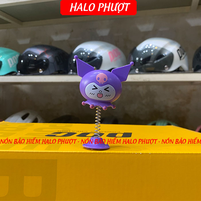 Lò Xo Kuromi - Phụ Kiện Trang Trí Nón Bảo Hiểm Kuromi Lắc Lư – Đồ Chơi Gắn Mũ Siêu Dễ Thương, Nhiều Màu
