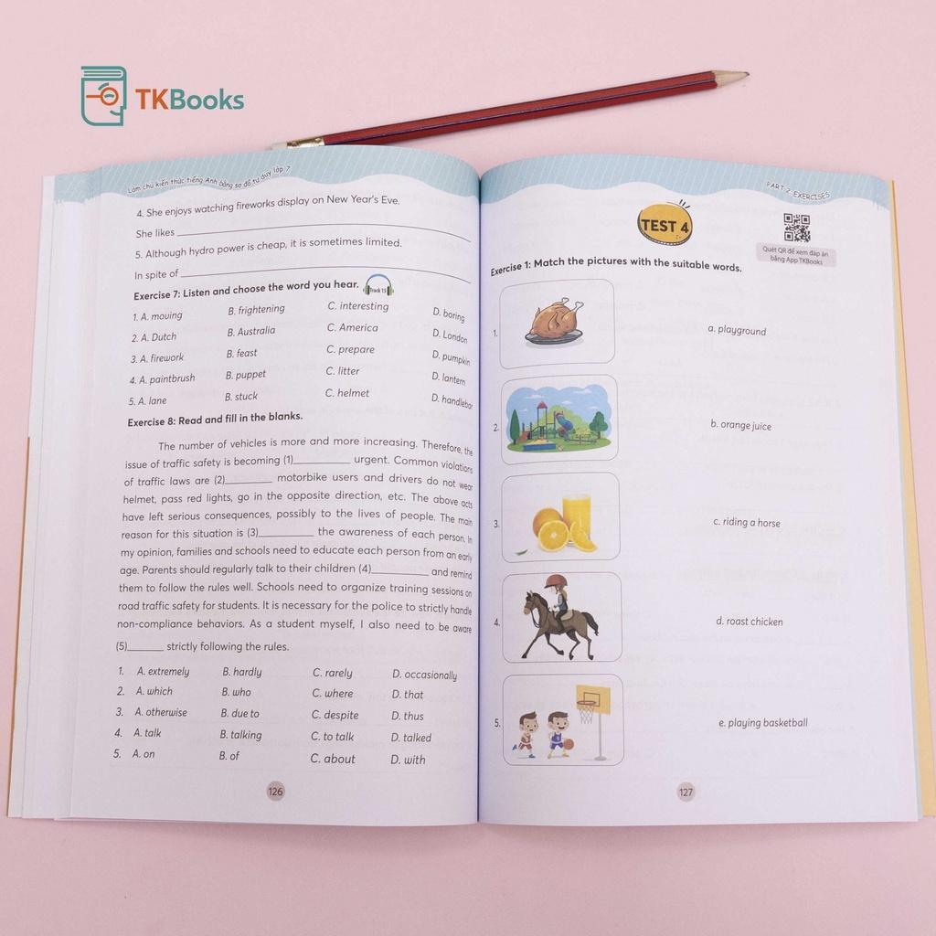 Làm chủ kiến thức tiếng Anh bằng sơ đồ tư duy lớp 7 - Bản Quyền