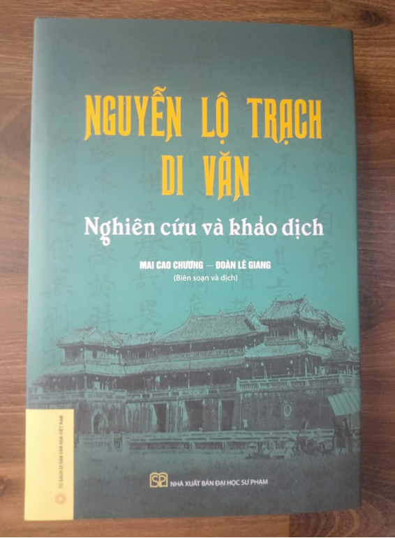 Sách - Nguyễn Lộ Trạch Di Văn - Nghiên Cứu Và Khảo Dịch