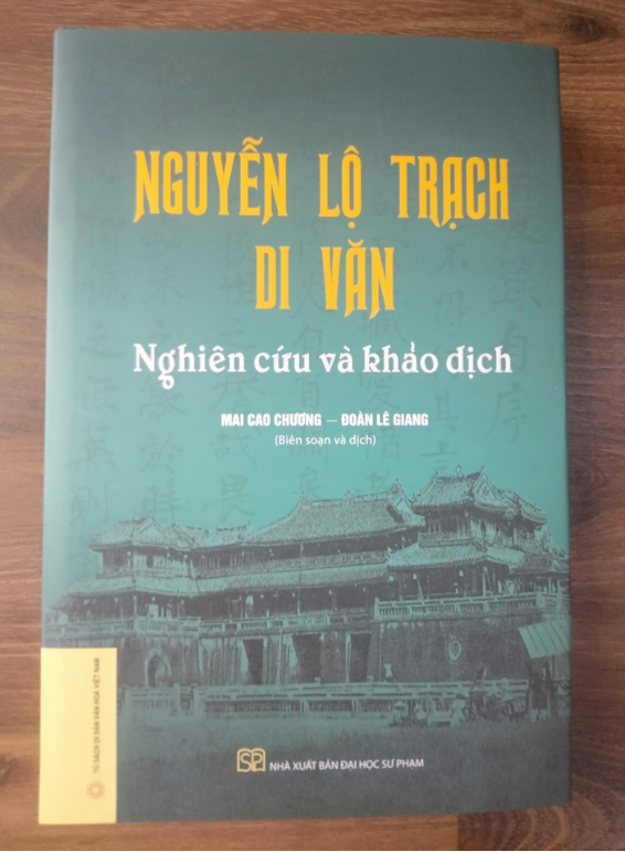 Sách - Nguyễn Lộ Trạch Di Văn - Nghiên Cứu Và Khảo Dịch (Bìa Cứng)