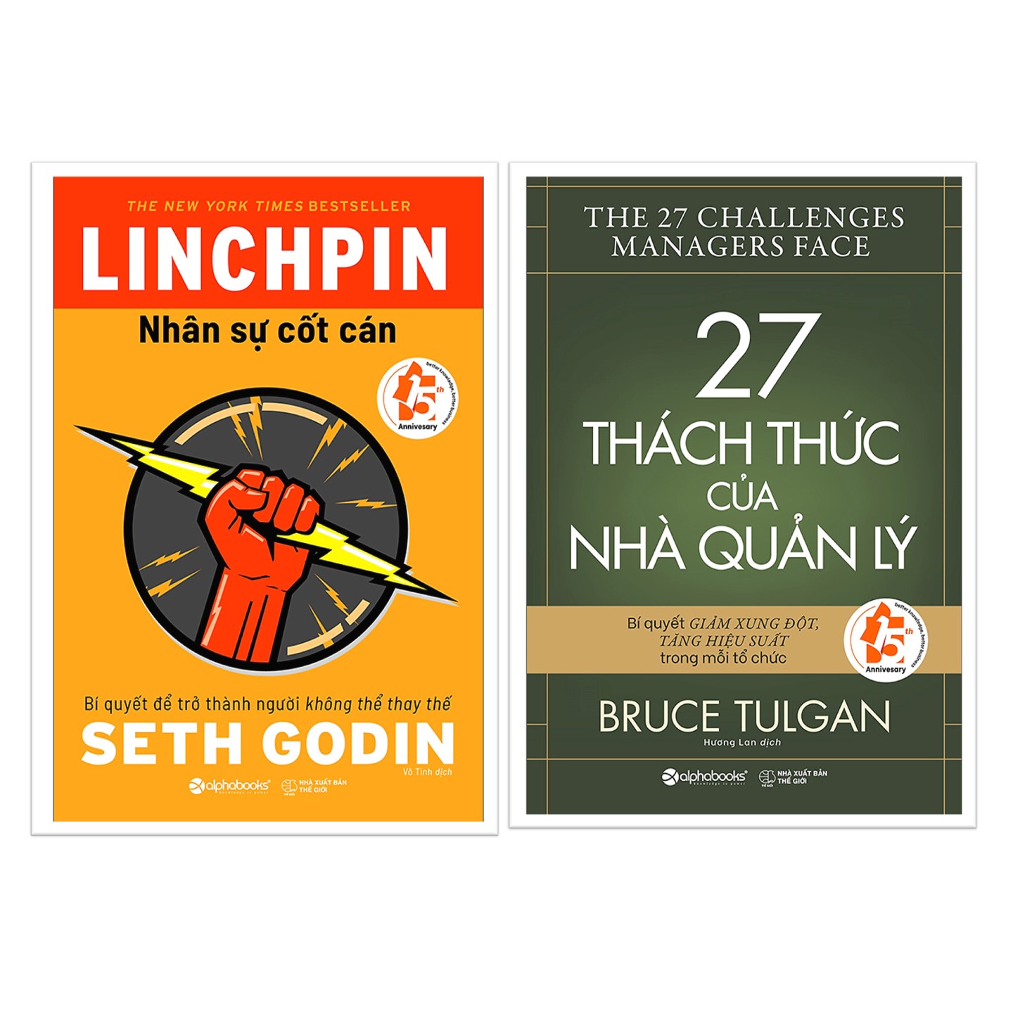 Combo Sách Quản Trị Nhân Lực: Nhân Sự Cốt Cán + 27 Thách Thức Của Nhà Quản Lý