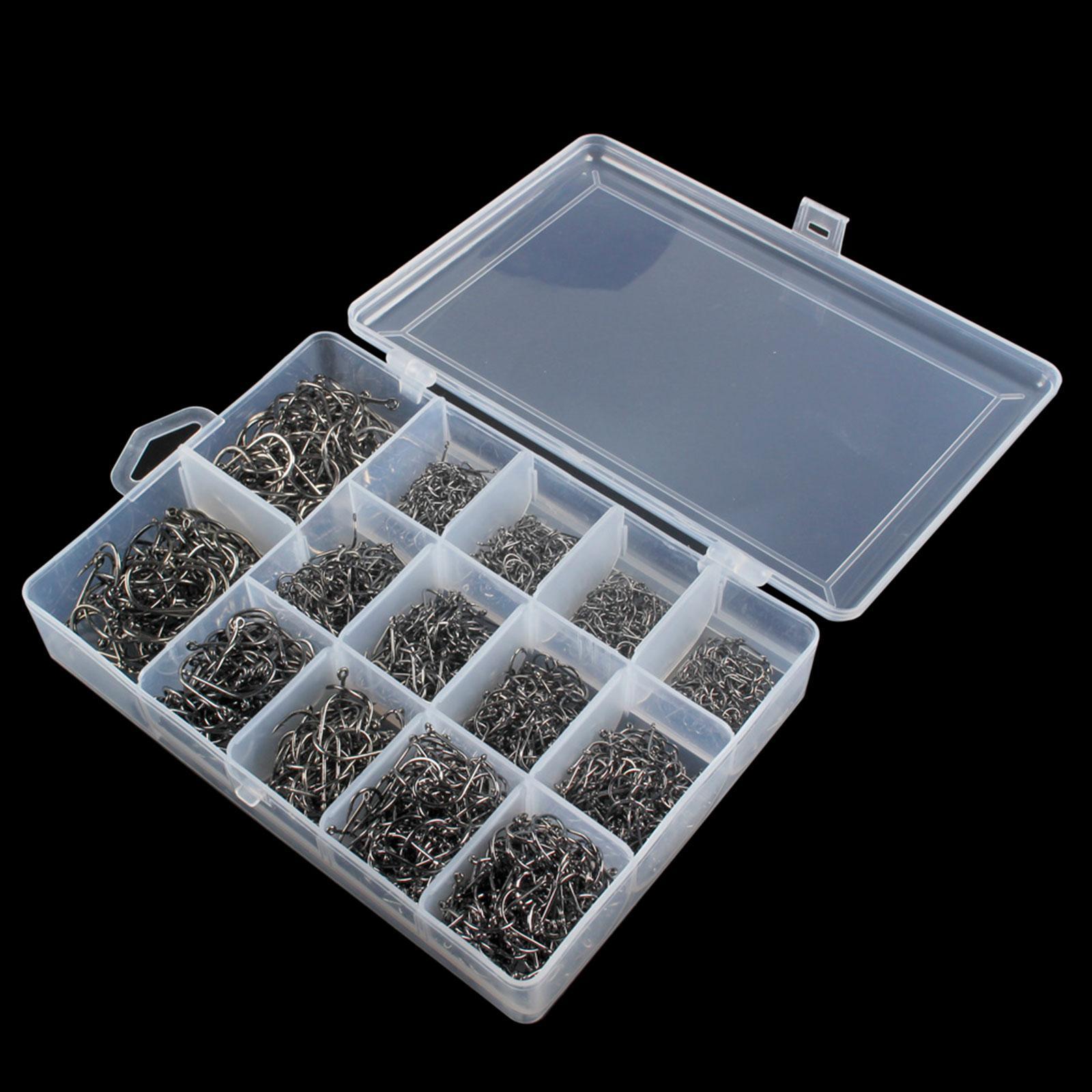 Fishing Hooks Fish Hooks Fishing Terminal Supplies Offset Fishing Hooks Circle Hooks for Bass Freshwater Outdoor Sports Catfish Sea Fishing