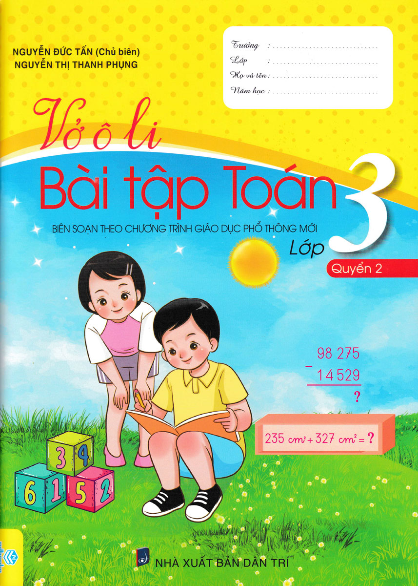 Vở Ô Li Bài Tập Toán 3 - Quyển 2