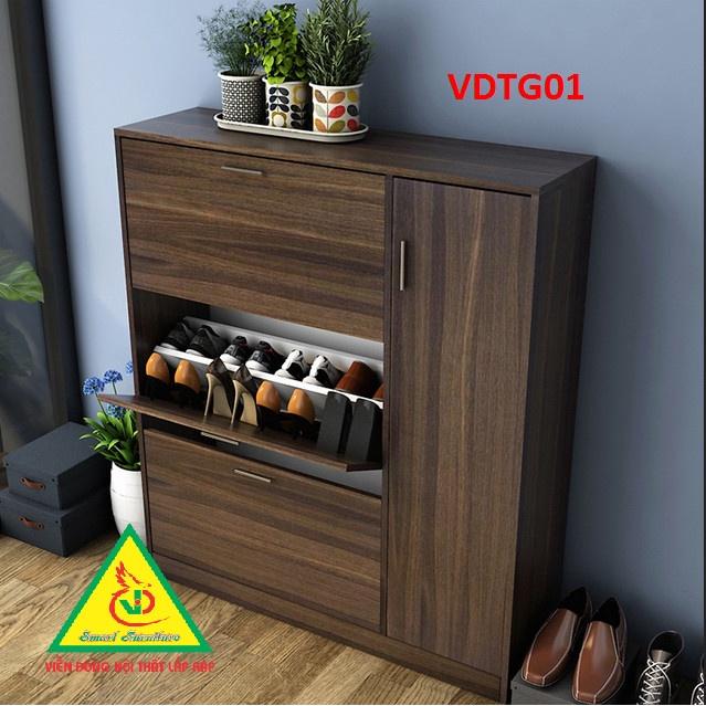 Tủ Giày Hiện Đại Nhiều Ngăn Để Giày, Tiết Kiệm Diện Tích VDTG01 - Nội thất lắp ráp Viendong Adv