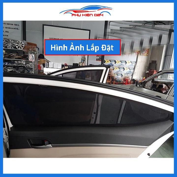 Hình ảnh Bộ 4 rèm chắn nắng nam châm Elantra 2016-2017-2018-2019 khung cố định chống tia UV