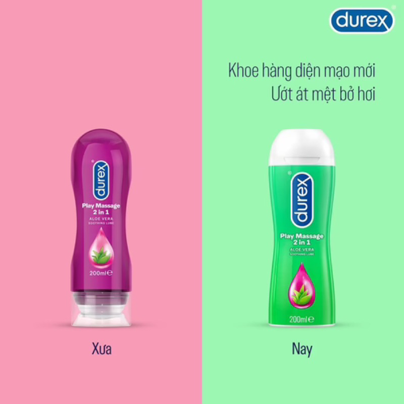 Durex Gel Bôi Trơn Play Massage 2 - in- 1 200ml